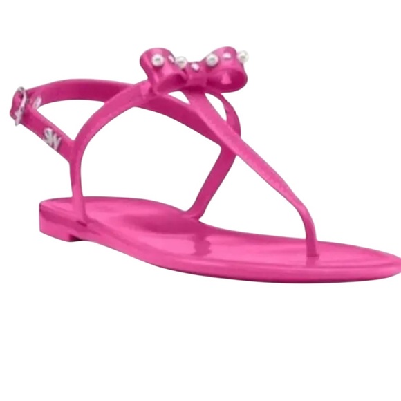 NEW STUART WEITZMAN GOLDIE JELLY SANDAL